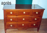 Commode directoire restaurée